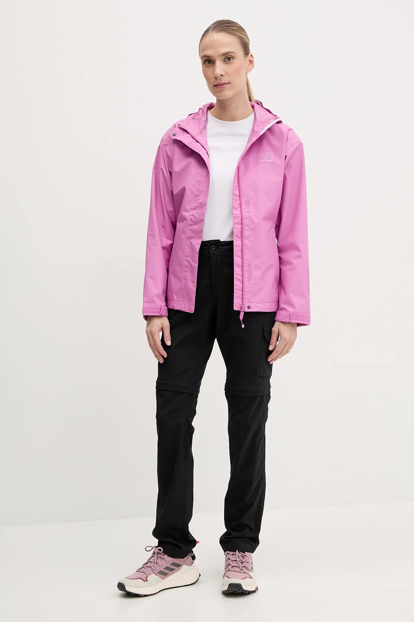 Дощовик Helly Hansen Seven жіночий колір фіолетовий 62066