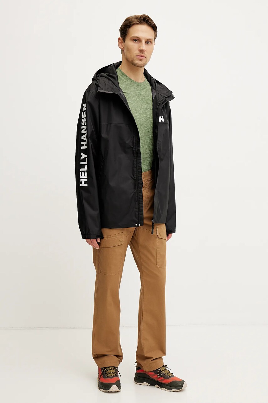 Дощовик Helly Hansen Ervik чоловічий колір чорний 64032
