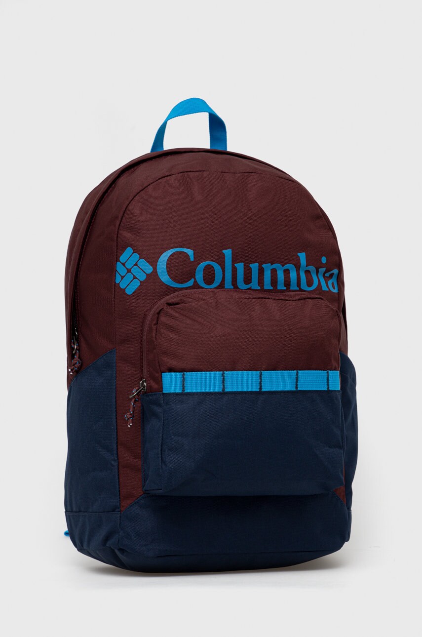 Рюкзак Columbia колір синій великий з принтом