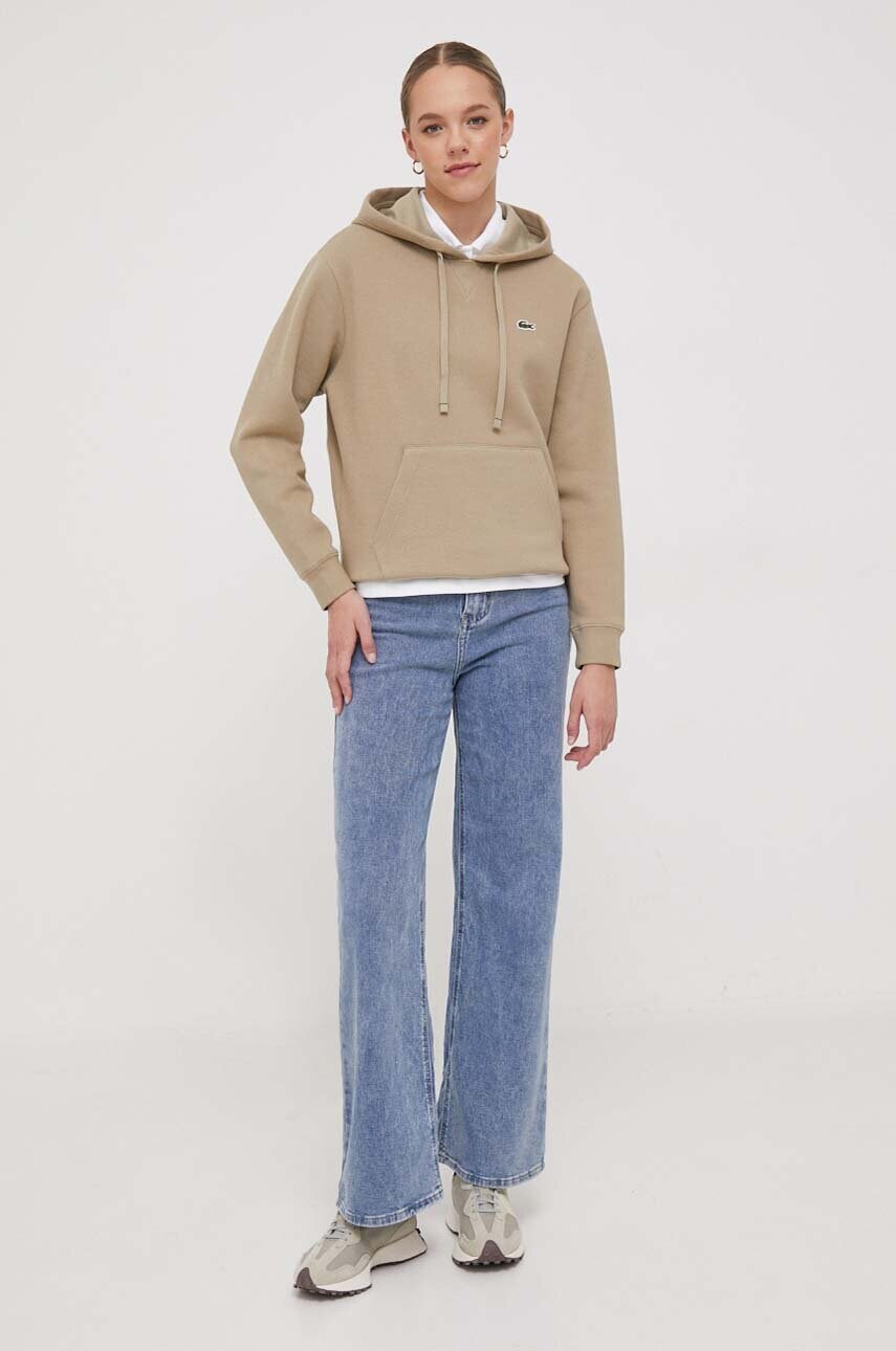 Футболка Lacoste жіноча колір білий з коміром PF5462-001