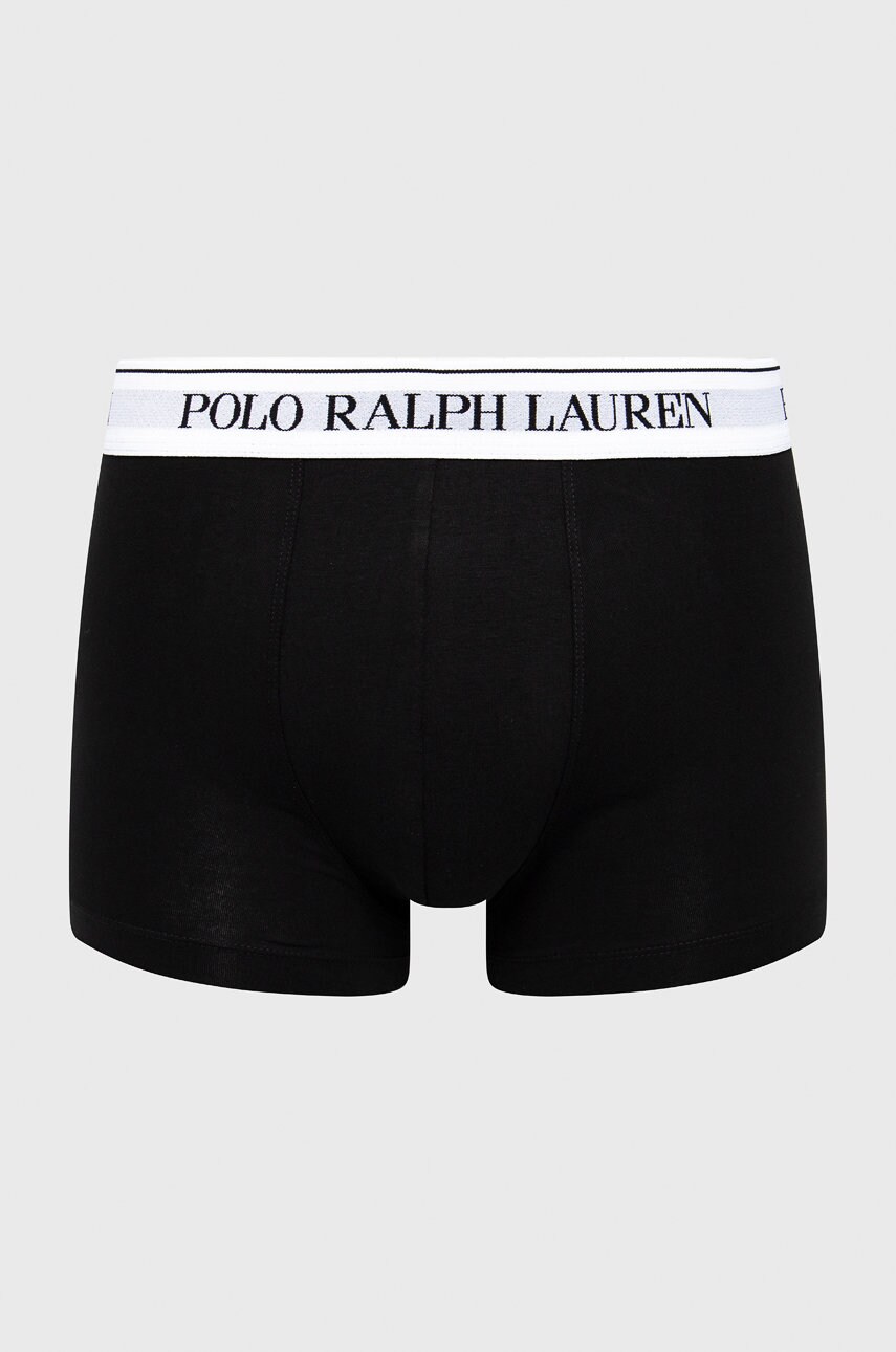 Боксери Polo Ralph Lauren (3-pack) чоловічі колір чорний