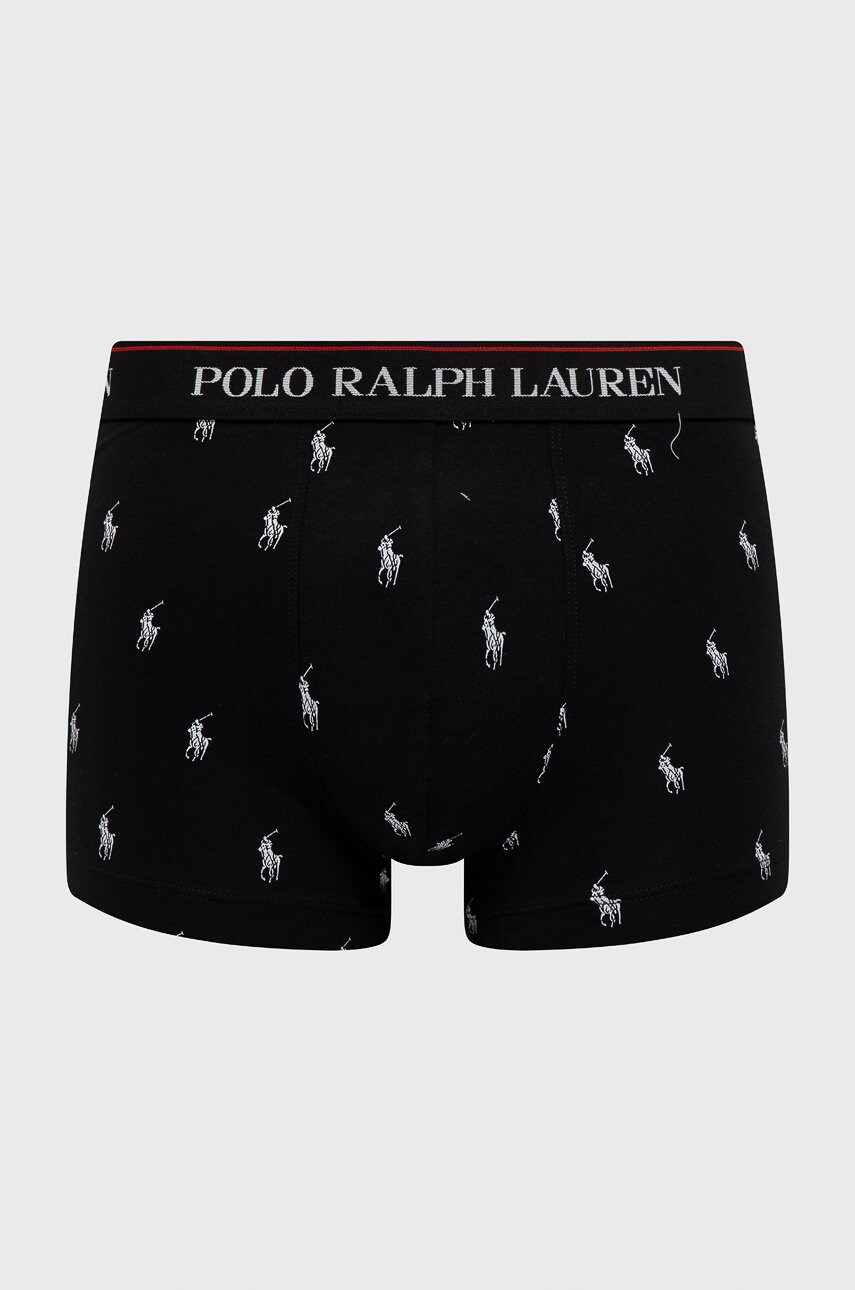 Боксери Polo Ralph Lauren (3-pack) чоловічі колір чорний