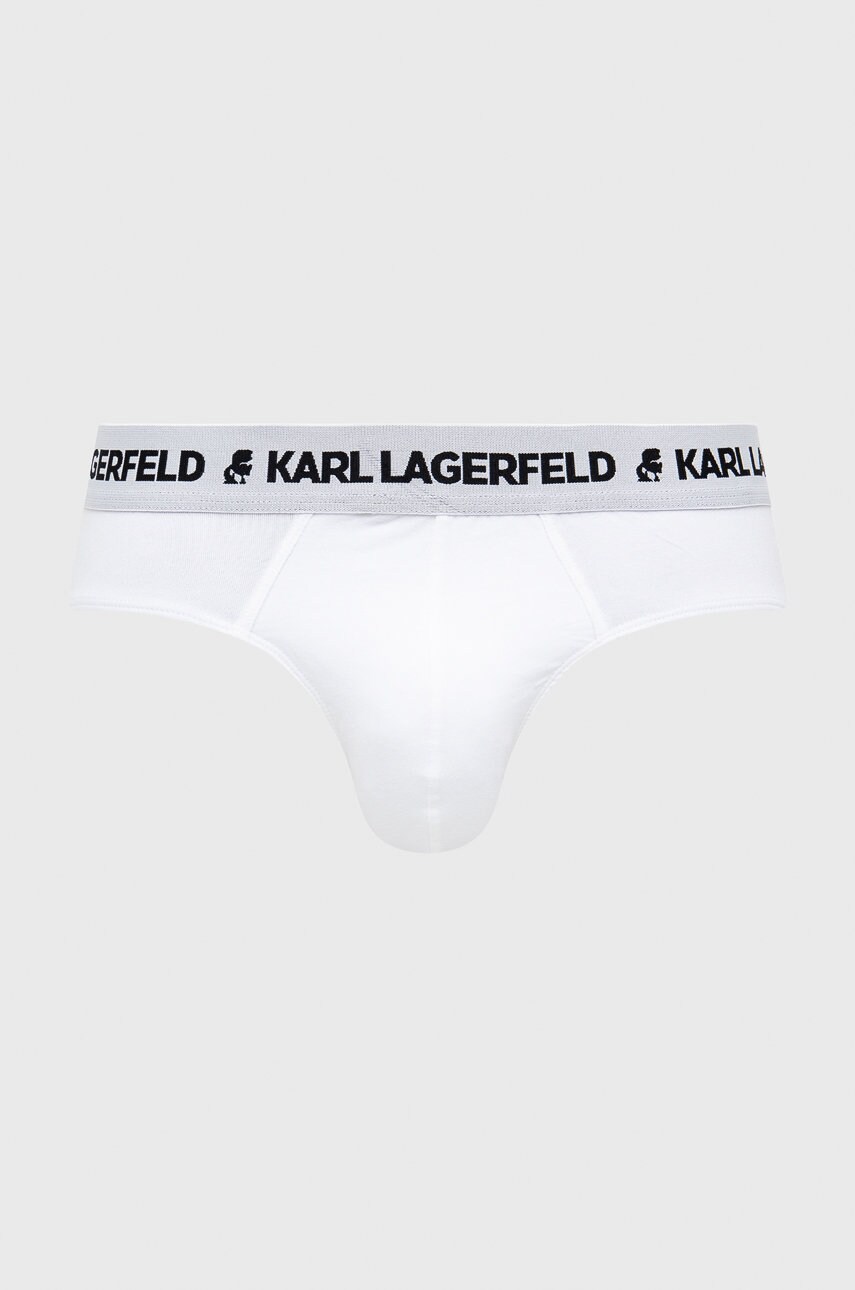 Сліпи Karl Lagerfeld чоловічі колір білий