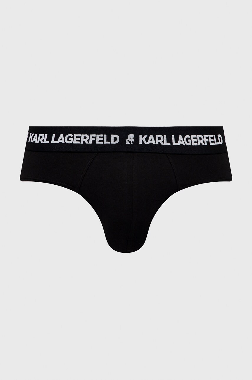 Сліпи Karl Lagerfeld чоловічі колір чорний