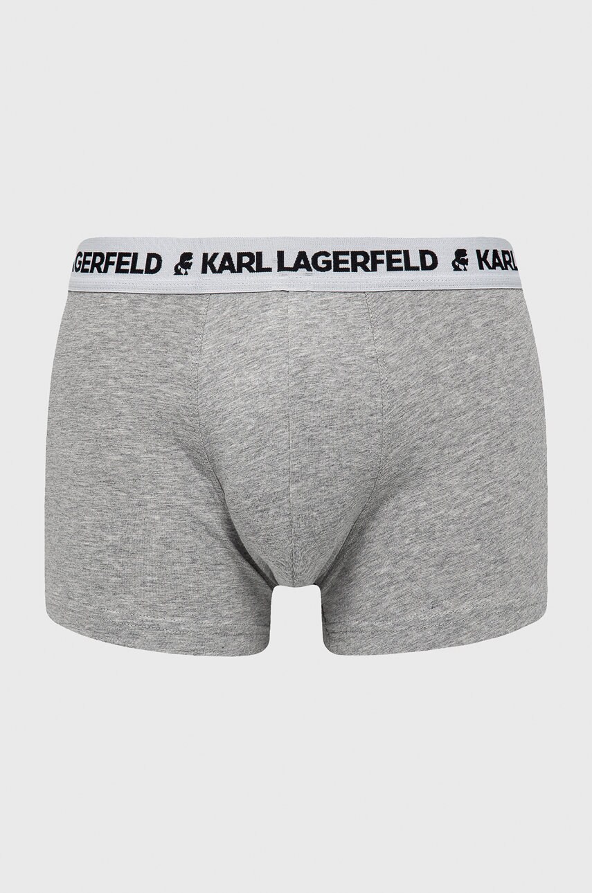 Боксери Karl Lagerfeld 3-pack чоловічі колір сірий