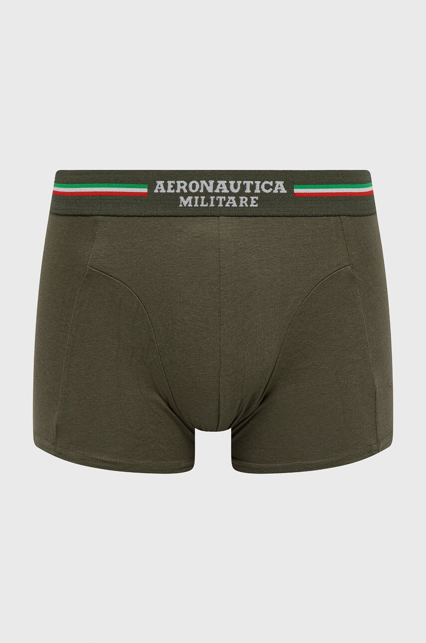 Боксери Aeronautica Militare (2-pack) чоловічі колір зелений