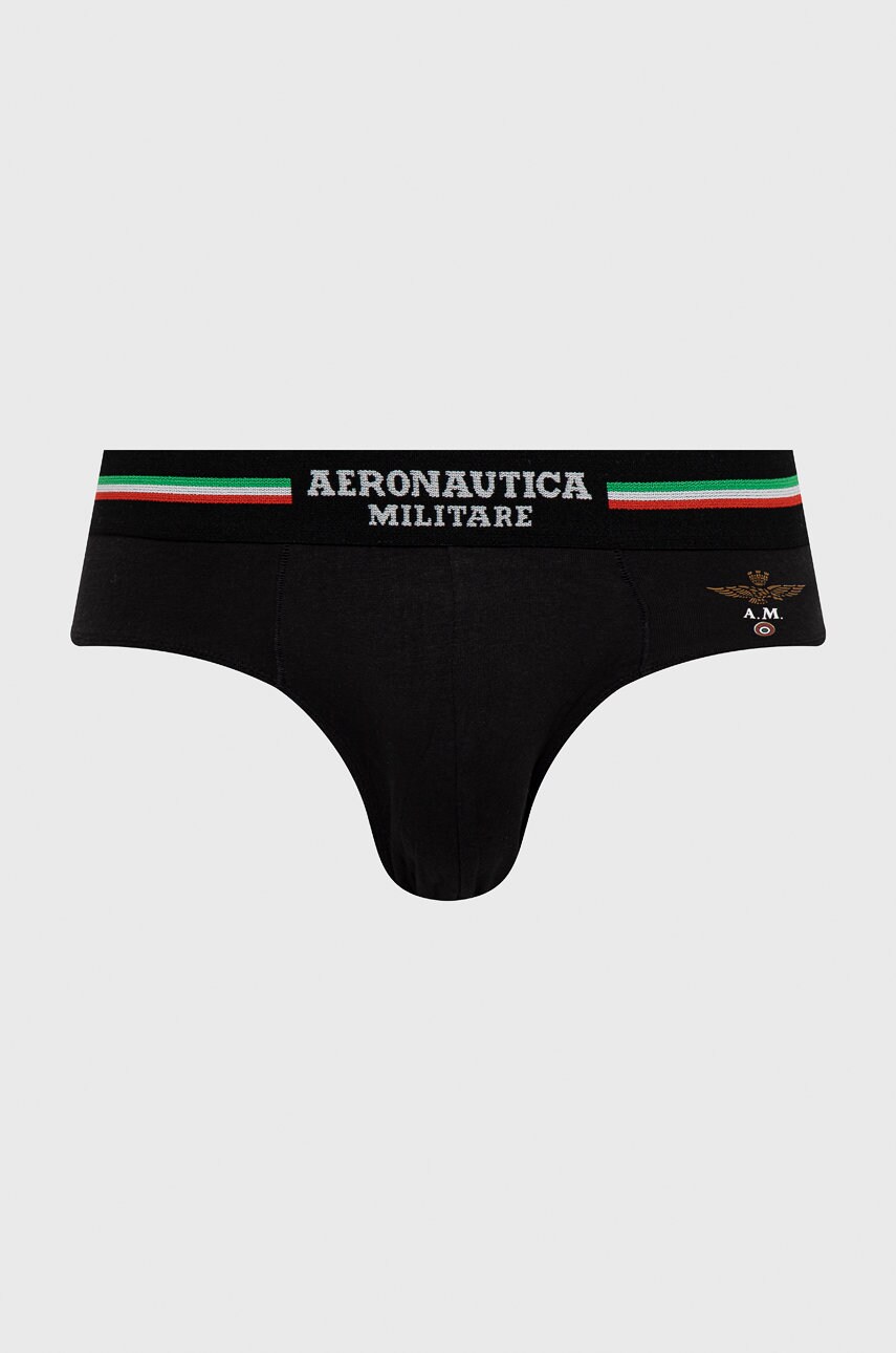 Сліпи Aeronautica Militare (2-pack) чоловічі колір чорний