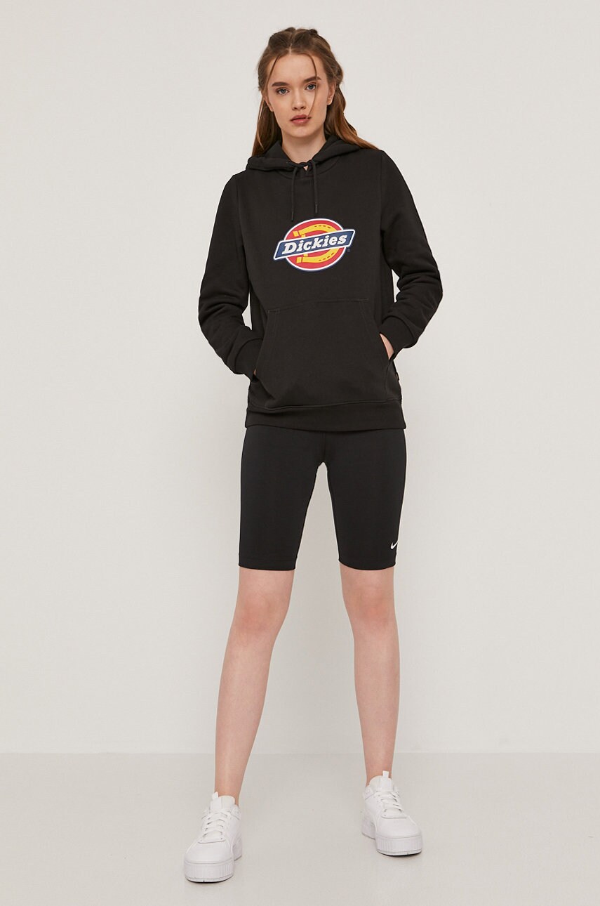 Кофта Dickies жіноча колір чорний з принтом DK0A4XCCBLK-BLACK