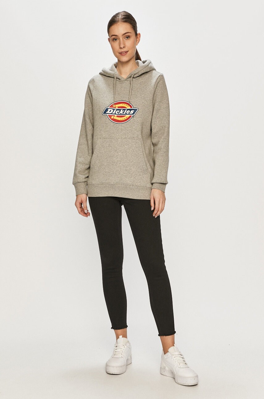 Кофта Dickies жіноча колір сірий з принтом DK0A4XCCGYM-GREYMELANG