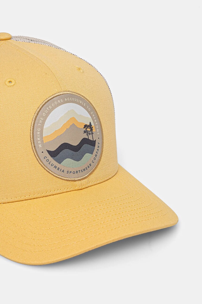 Кепка Columbia Mesh Snap Back колір жовтий з аплікацією 1652541