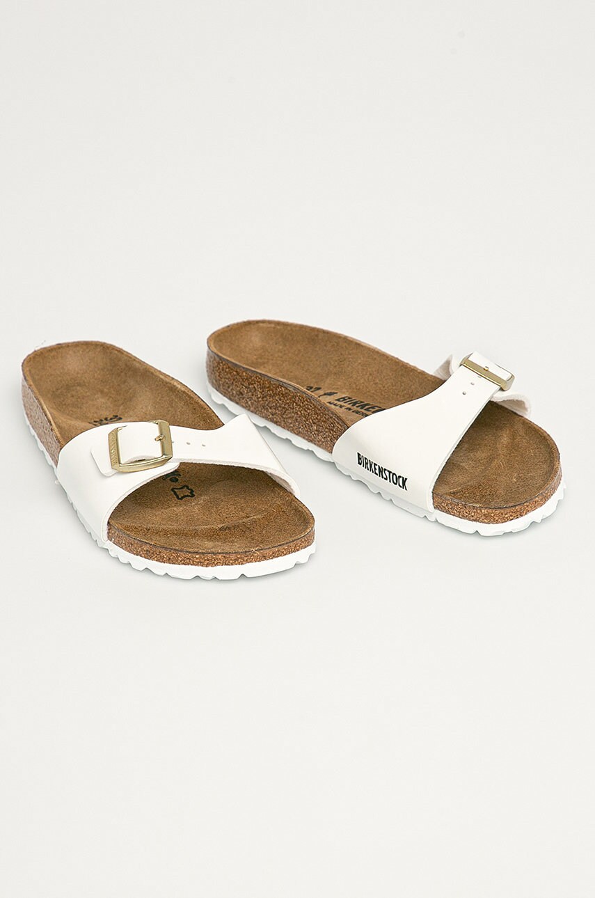 Шльопанці Birkenstock Madrid жіночі колір білий 1005310
