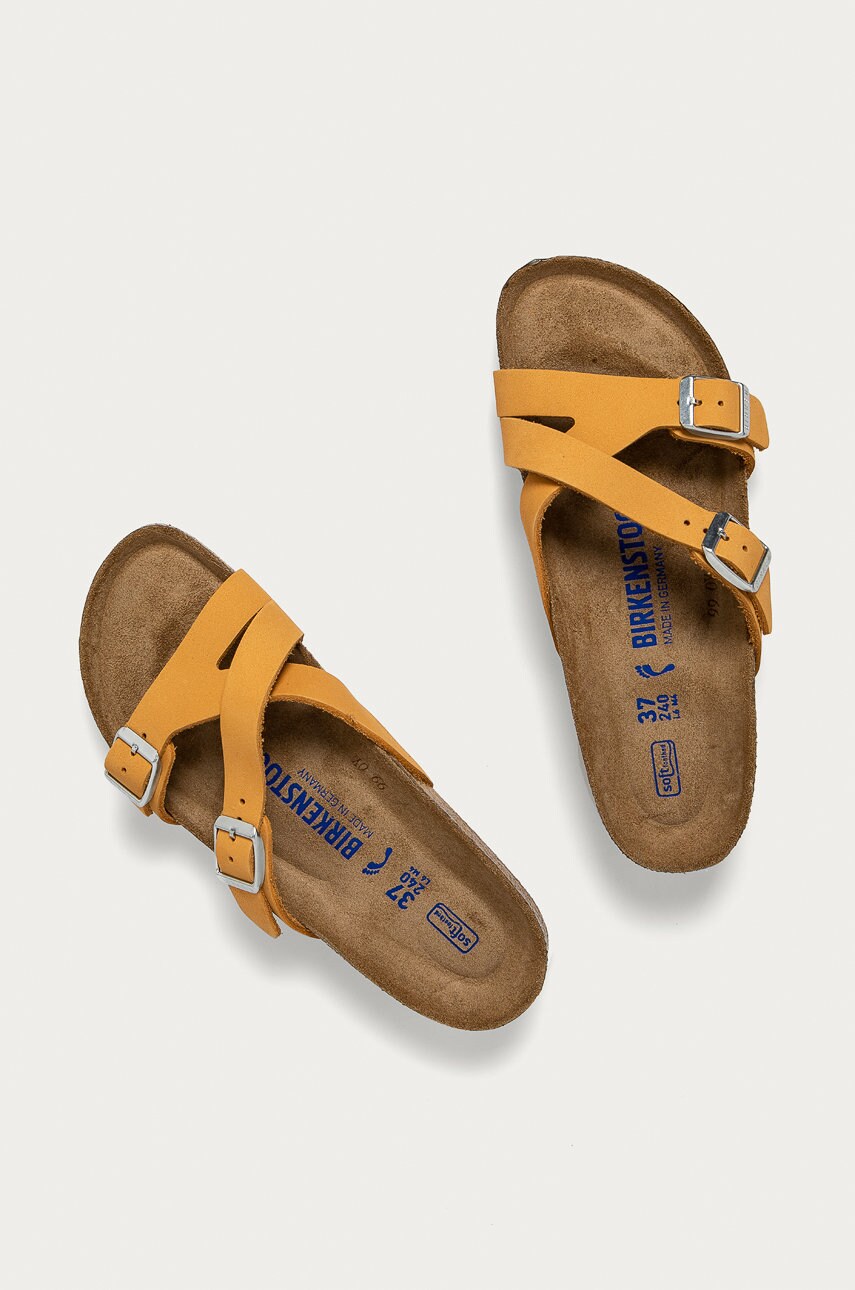Шльопанці Birkenstock Madrid колір помаранчевий 1018804