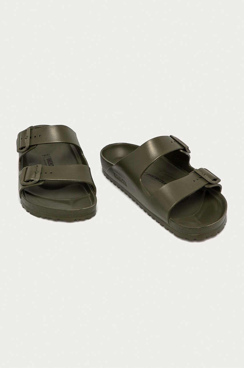 Купити Шльопанці Birkenstock Arizona Eva чоловічі колір зелений 1019094 – головне зображення