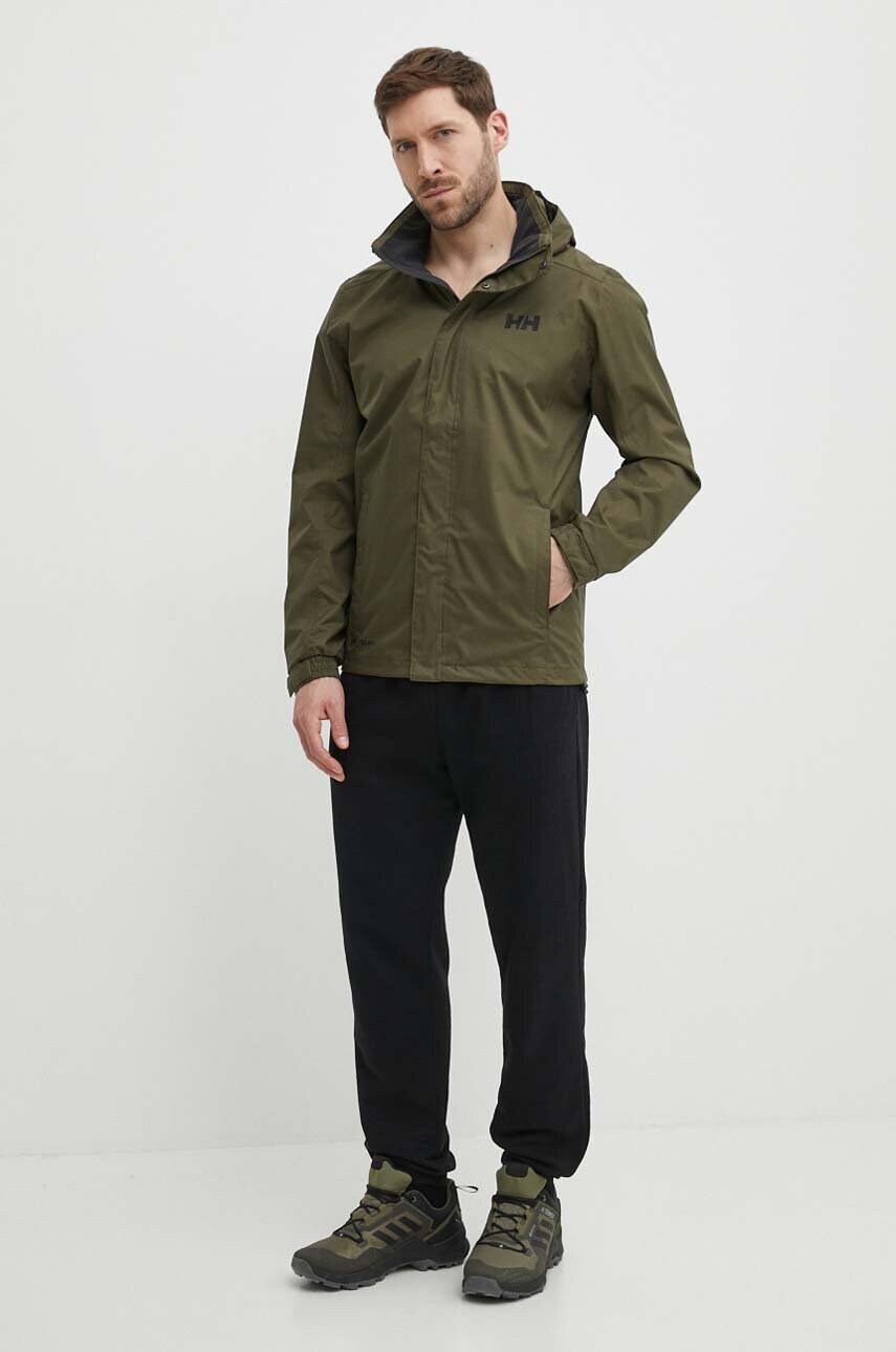 Куртка outdoor Helly Hansen Dubliner колір зелений gore-tex