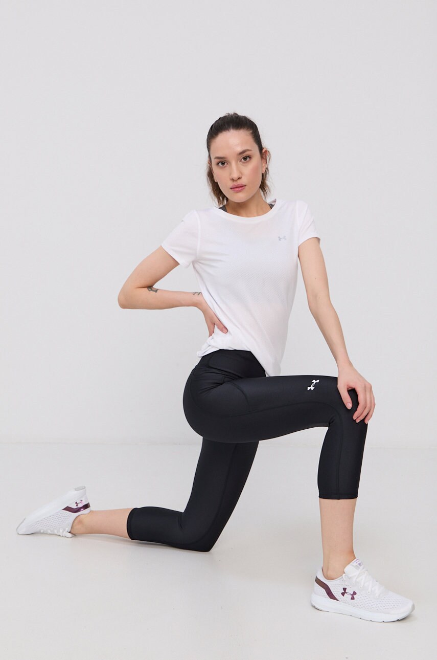 Штани Under Armour 1365334 жіночі колір чорний гладкі