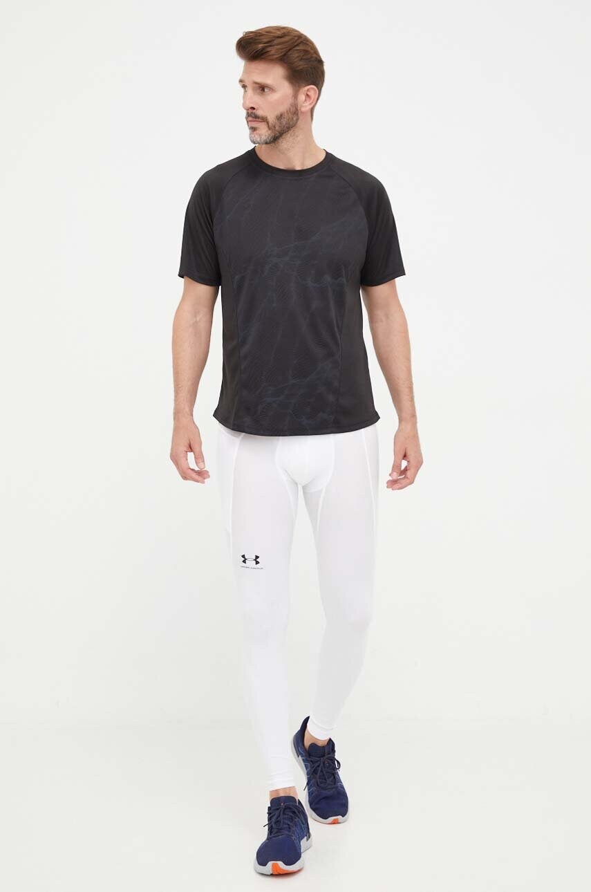 Легінси для тренувань Under Armour чоловічі колір білий однотонні