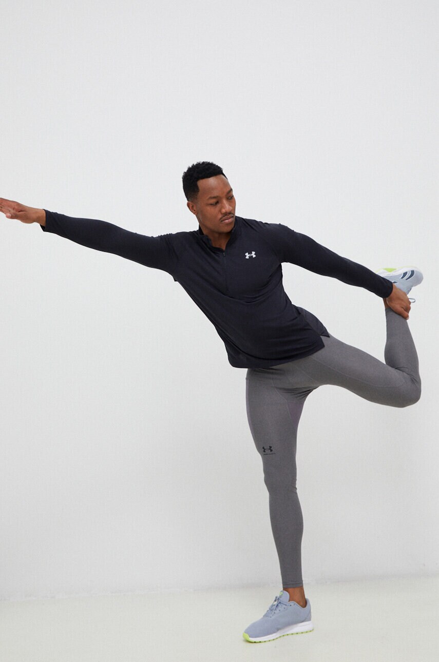 Легінси для тренувань Under Armour чоловічі колір сірий однотонні