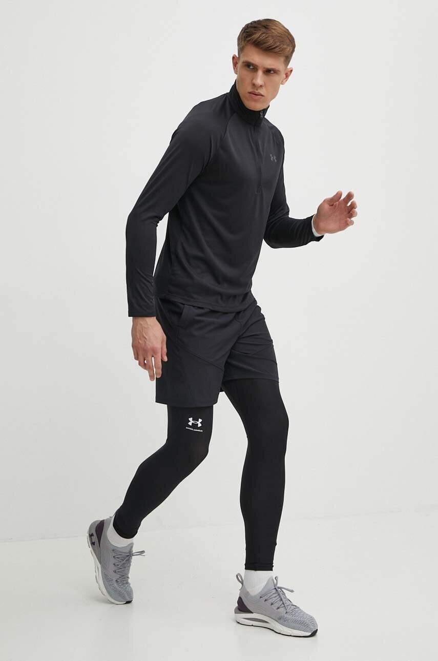 Легінси для тренувань Under Armour чоловічі колір чорний однотонні