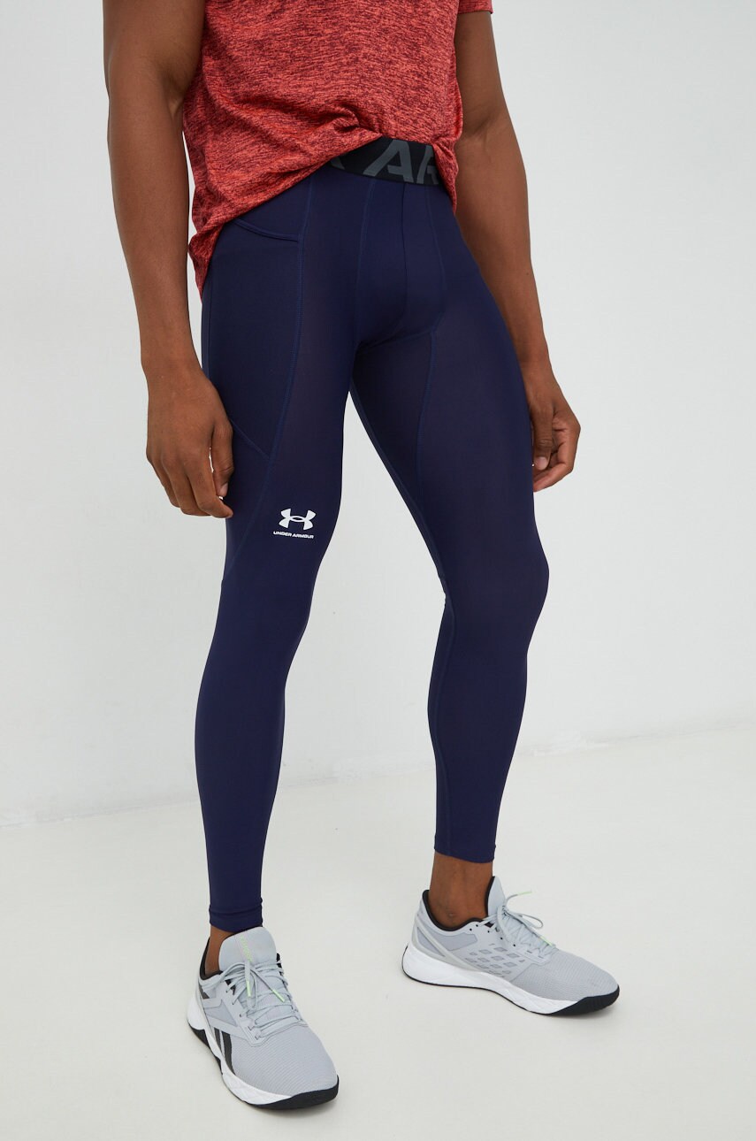 Легінси для тренувань Under Armour чоловічі колір синій однотонні