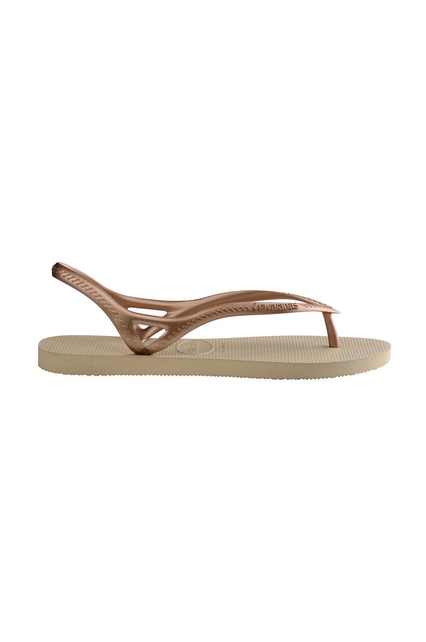 Сандалі Havaianas жіночі колір бежевий