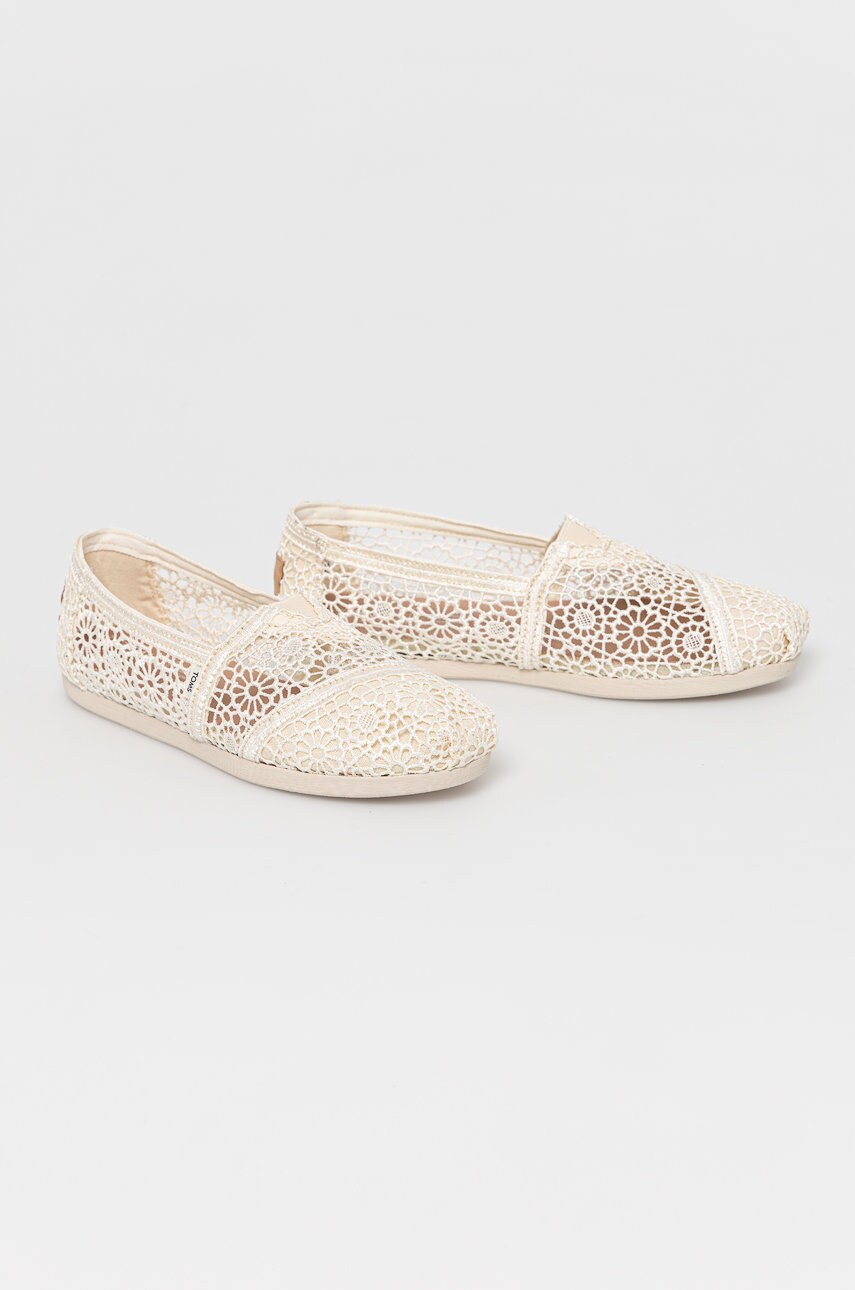 Еспадрилі Toms Alpargata колір бежевий