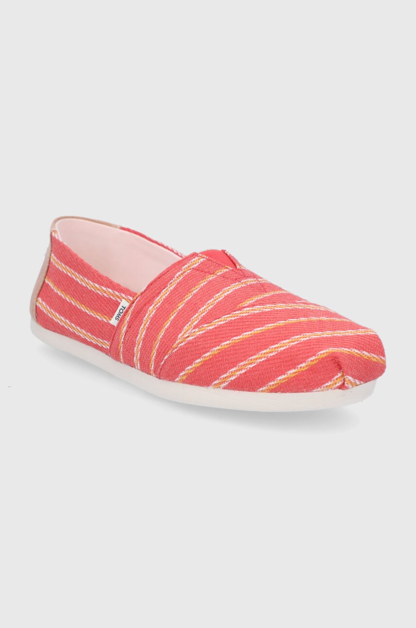 Еспадрилі Toms Alpargata колір червоний