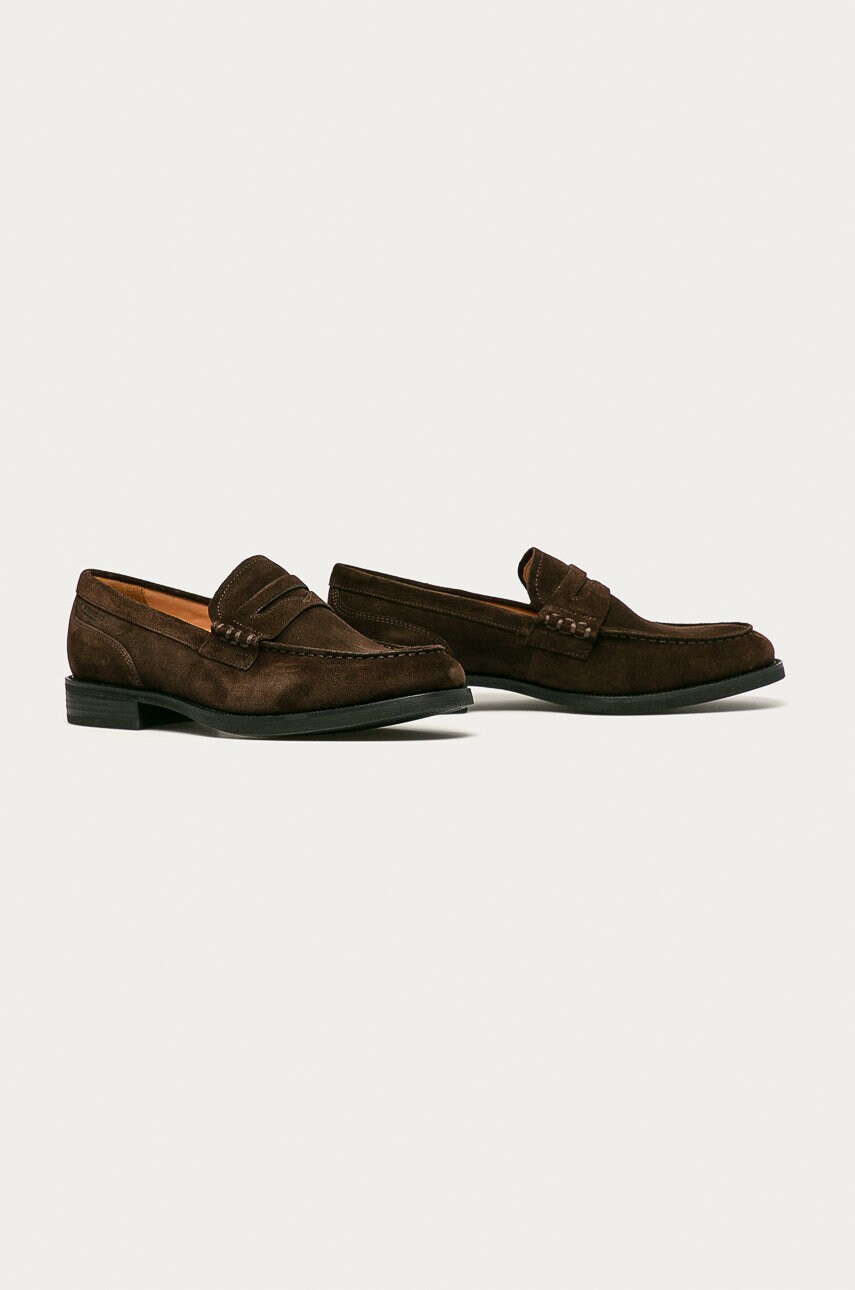 Замшеві мокасини Vagabond Shoemakers чоловічі колір коричневий