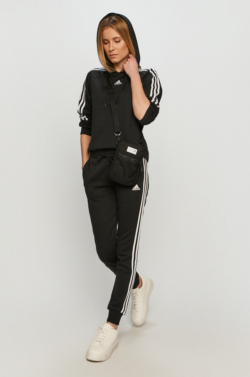 Штани adidas жіночі колір чорний