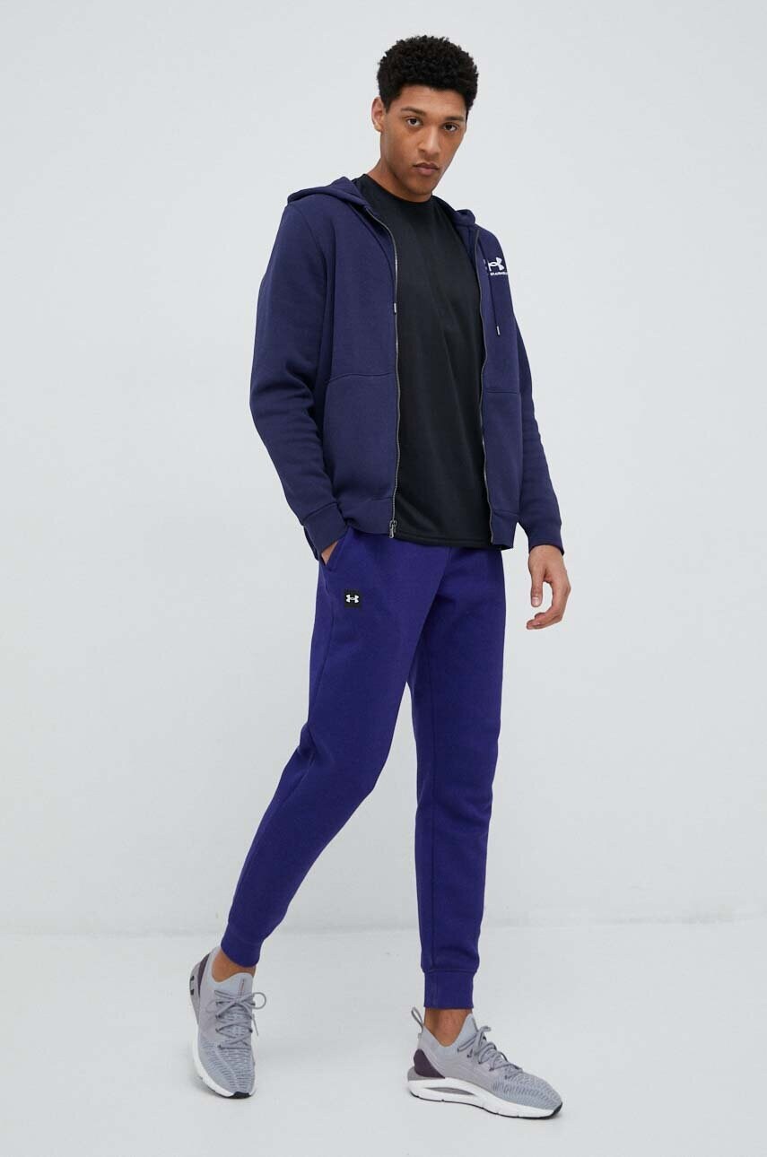 Спортивні штани Under Armour колір фіолетовий однотонні 1357128-012