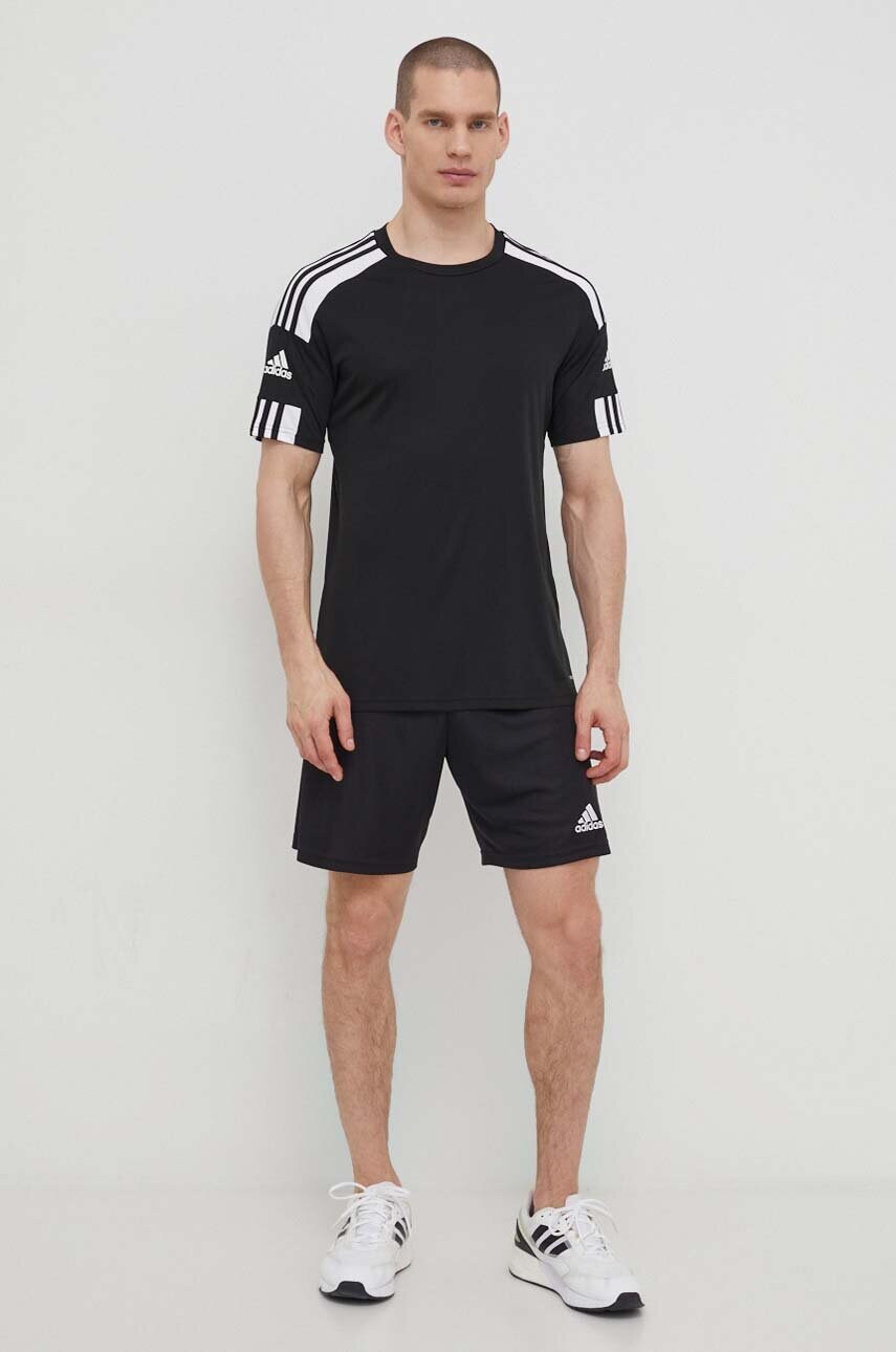 Тренувальна футболка adidas Performance Squadra 21 колір чорний з принтом