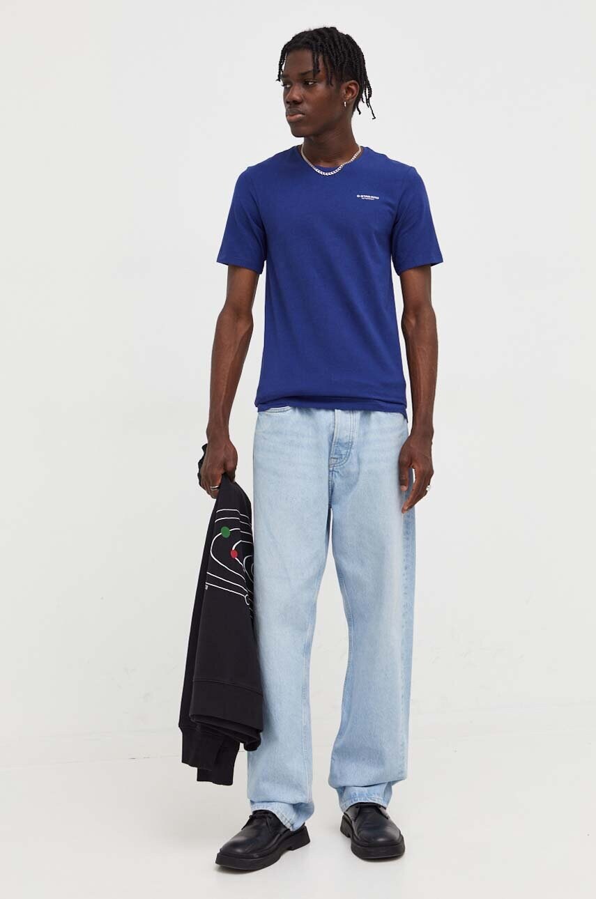 Футболка G-Star Raw чоловічий однотонний