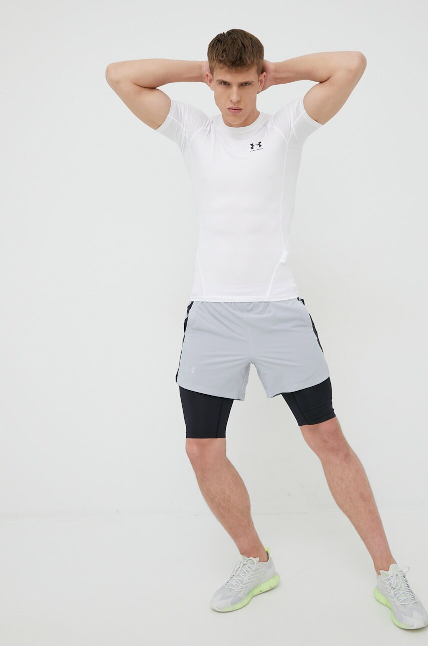 Тренувальна футболка Under Armour 1361518 колір білий однотонний 1361518-410