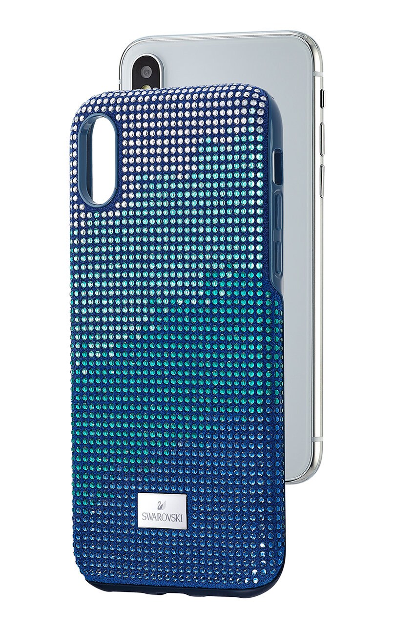 Чохол на телефон Swarovski колір синій