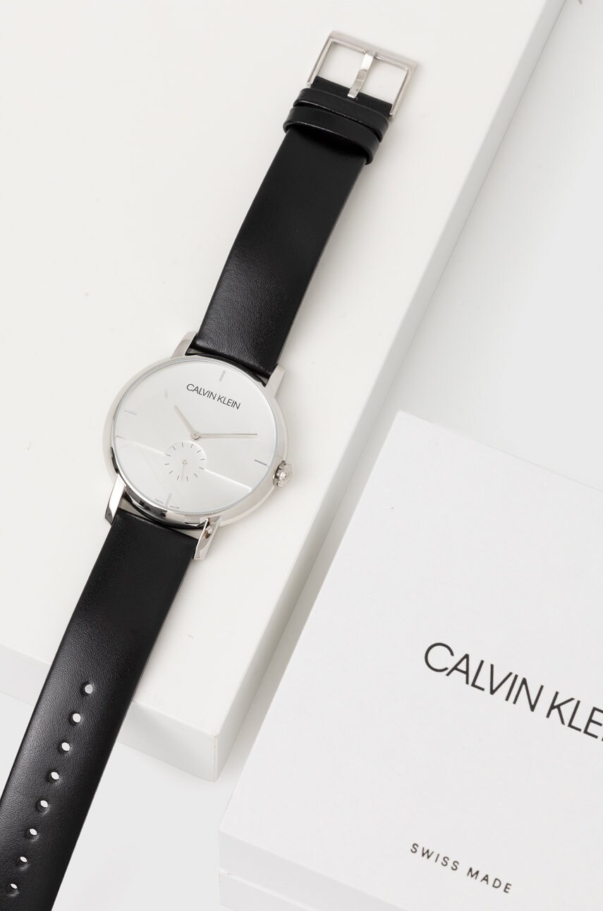 Годинник Calvin Klein чоловічий колір срібний