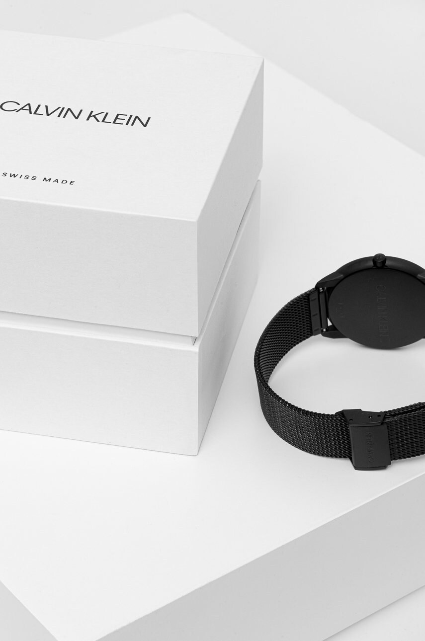 Годинник Calvin Klein чоловічий колір чорний
