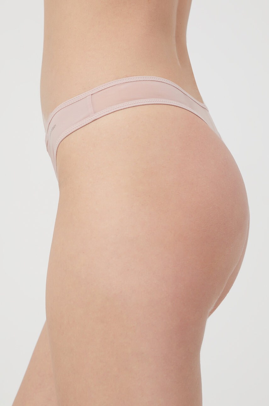 Стринги Calvin Klein Underwear колір рожевий