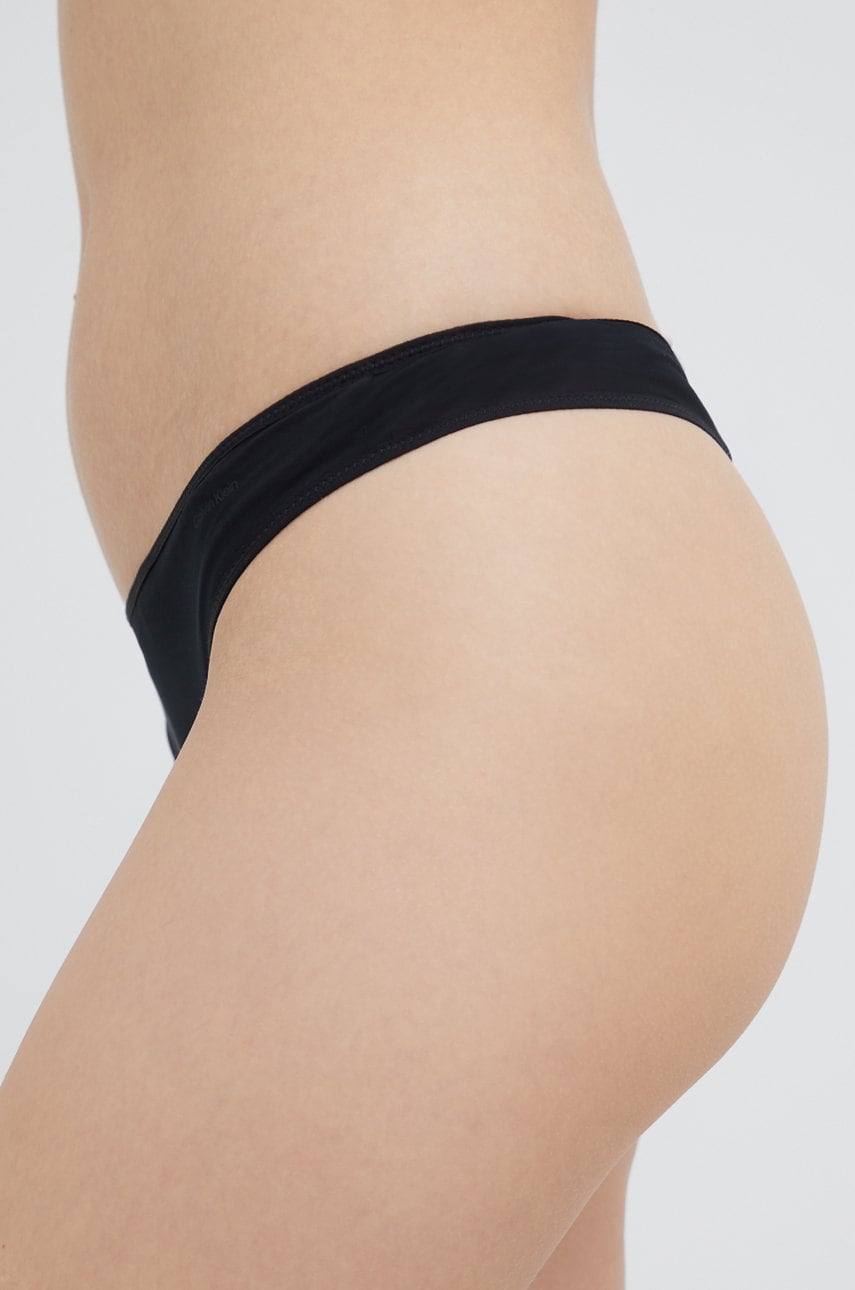 Стринги Calvin Klein Underwear колір чорний