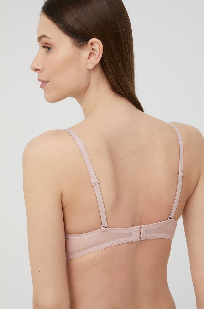 Бюстгальтер Calvin Klein Underwear колір рожевий однотонний