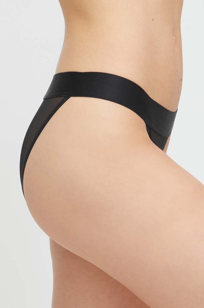 Труси Dkny колір чорний прозоре DK8945