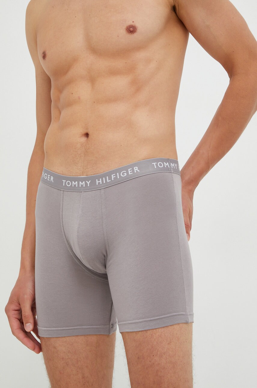 Боксери Tommy Hilfiger (3-pack) чоловічі колір чорний