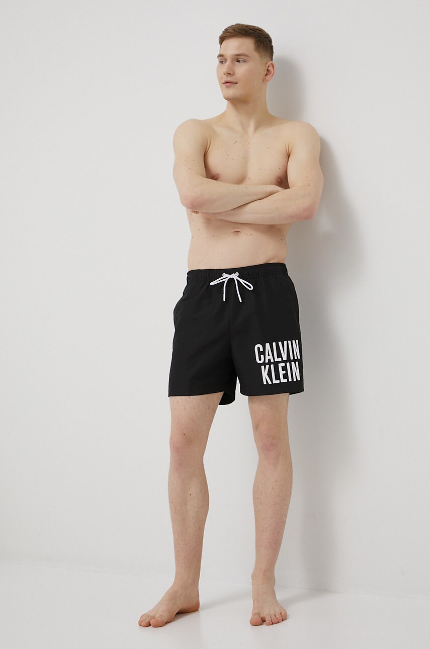 Купальні шорти Calvin Klein колір чорний
