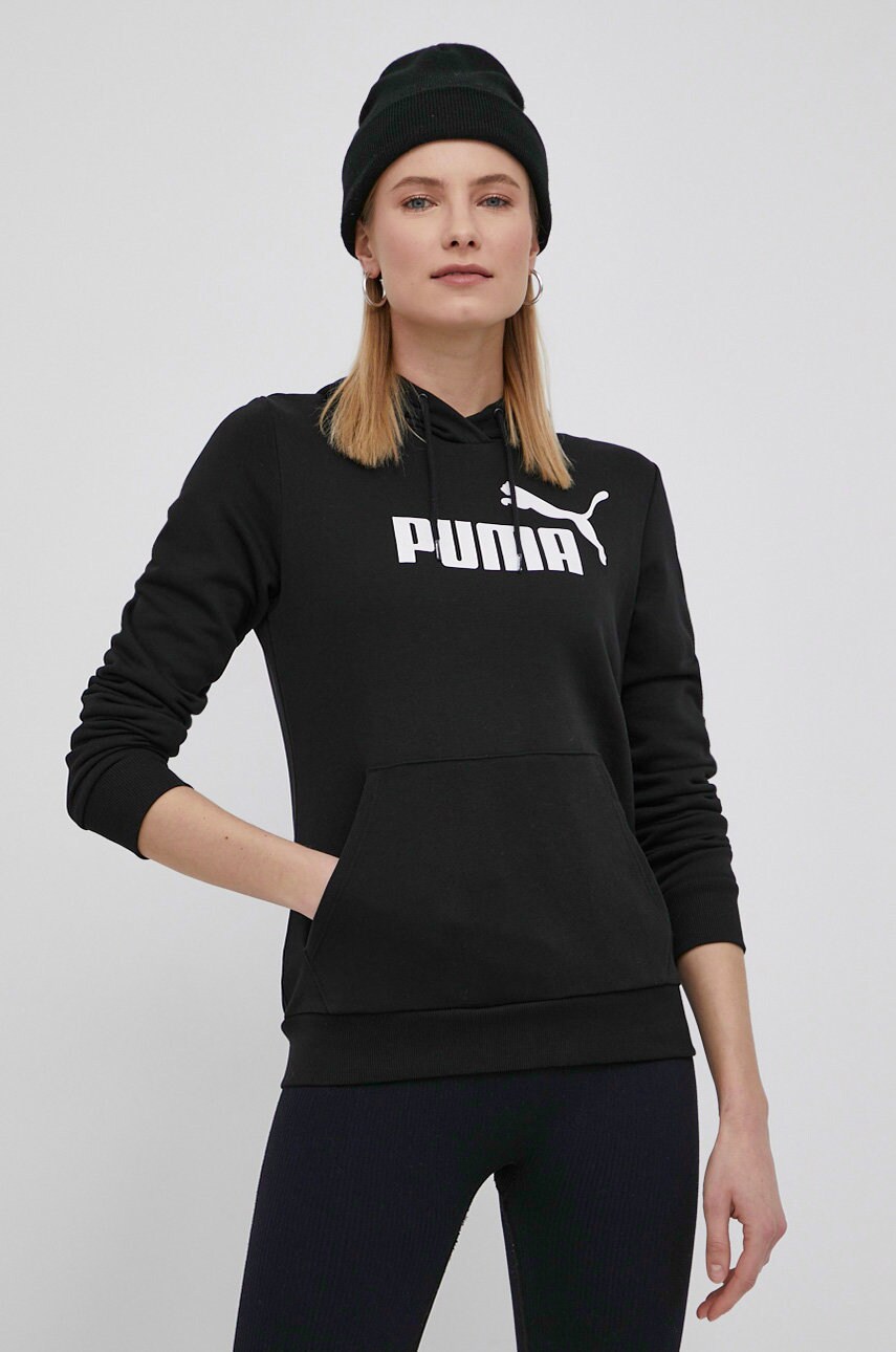Кофта Puma 58679101 жіноча колір чорний з принтом
