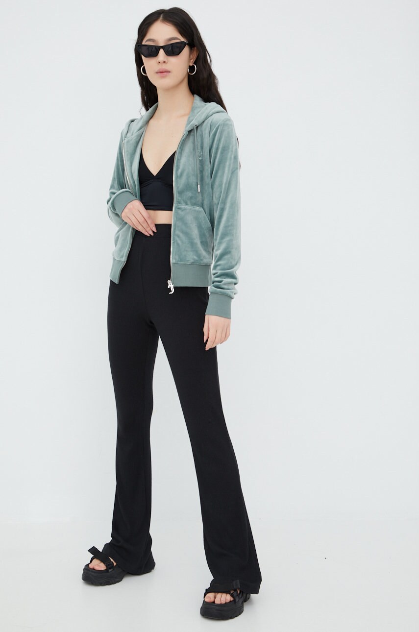 Кофта Juicy Couture жіноча колір зелений однотонна