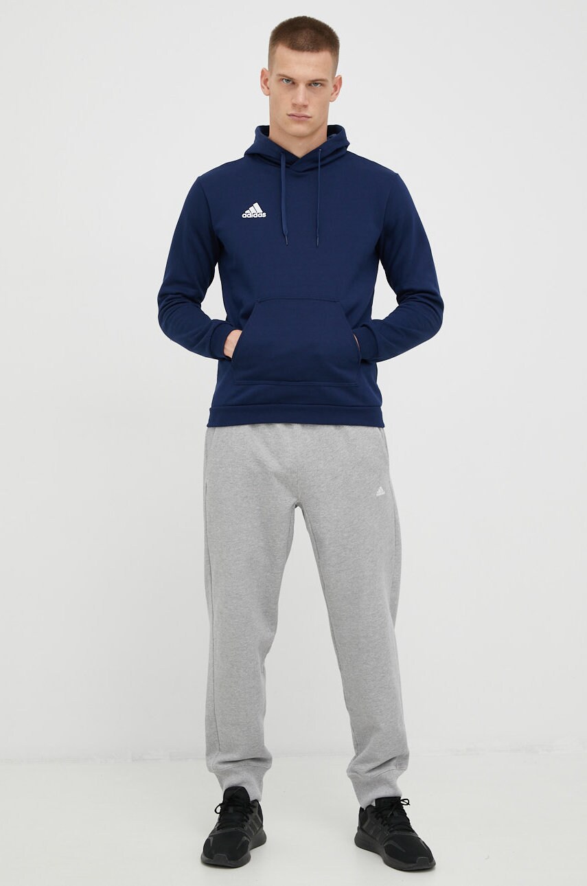 Кофта adidas Performance Entrada 22 чоловіча колір синій однотонна