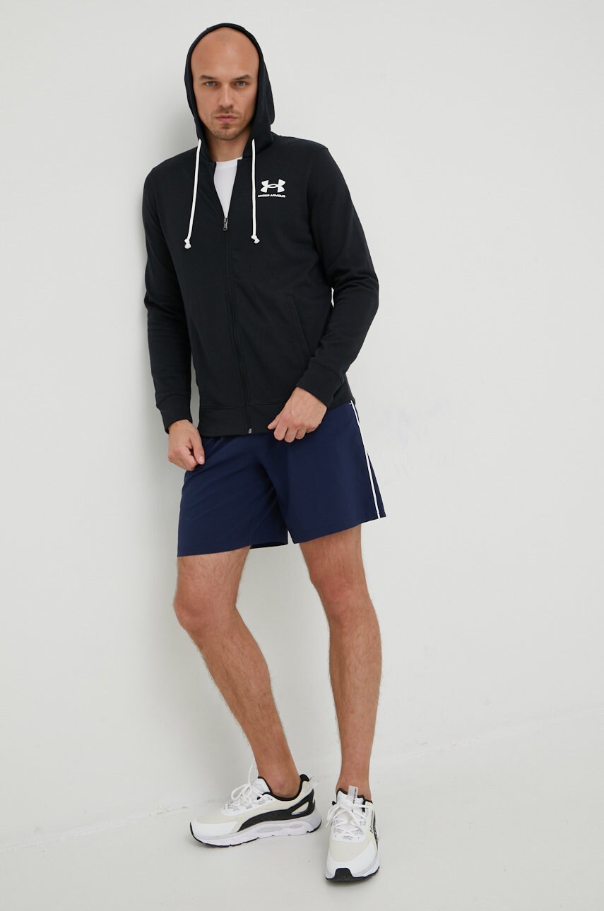 Кофта Under Armour чоловіча колір чорний однотонна