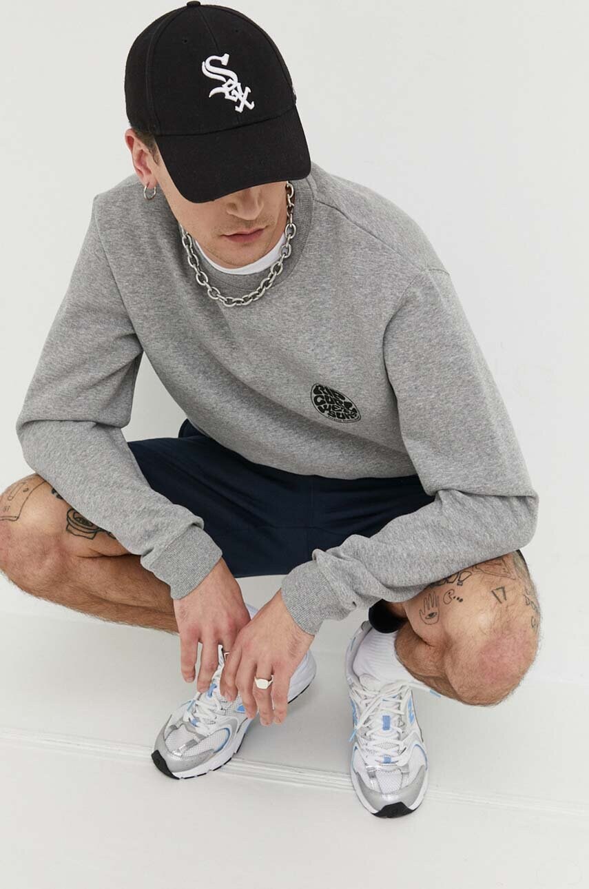 Кофта Rip Curl чоловіча колір чорний з принтом