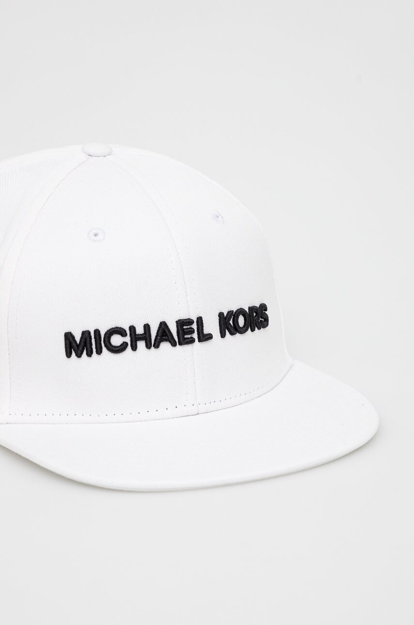 Кепка Michael Kors колір білий з аплікацією