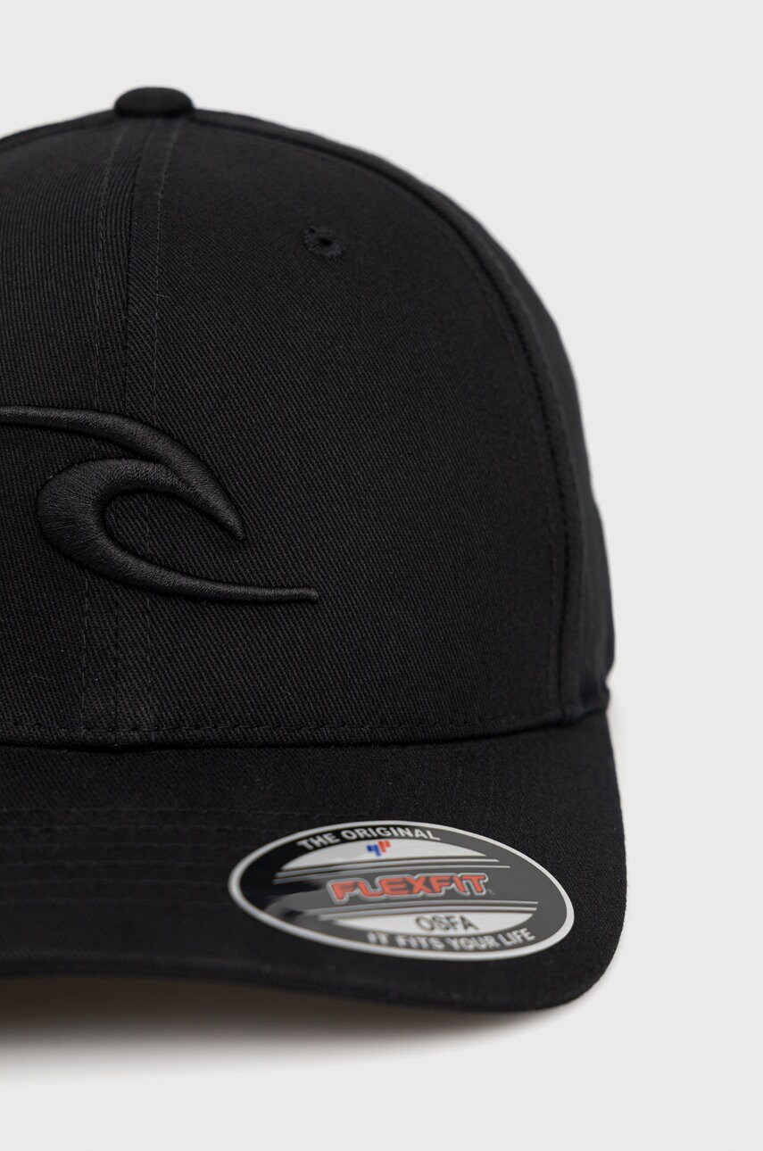 Кепка Rip Curl колір чорний з аплікацією