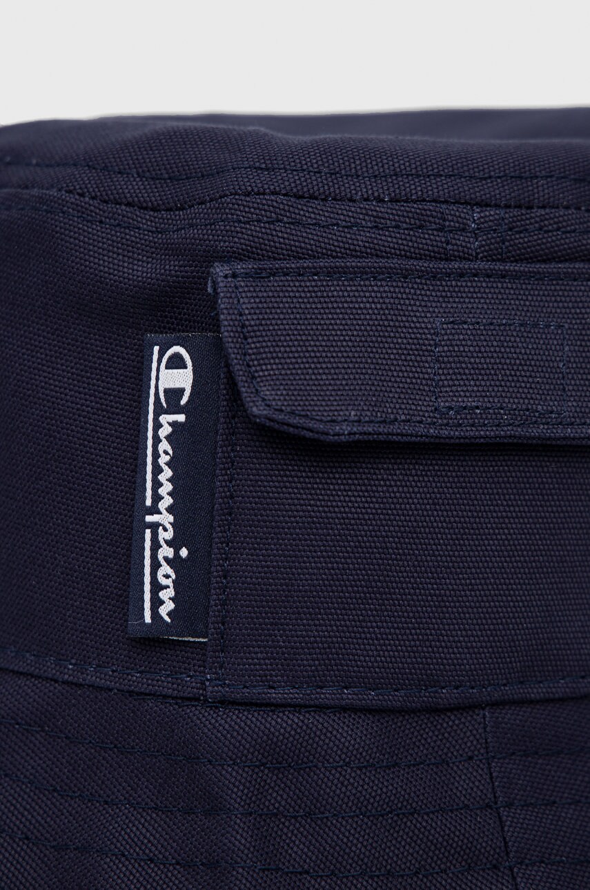 Бавовняний капелюх Champion 805553 колір синій з бавовни