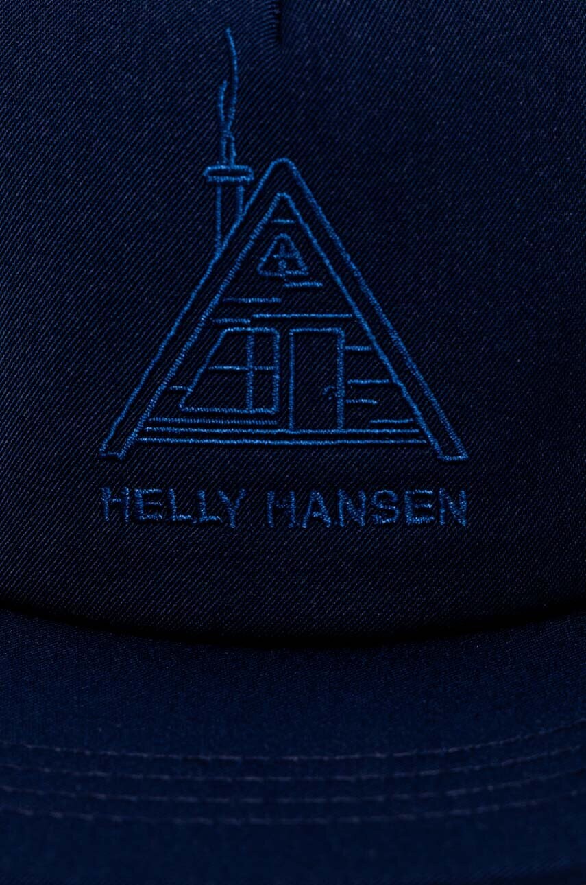 Кепка Helly Hansen колір синій з аплікацією 67155